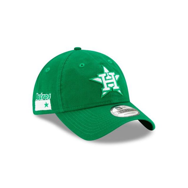 MLB Houston Astros St Patricks Day 9Twenty Adjustable (XFP4541) - Green New Era Caps